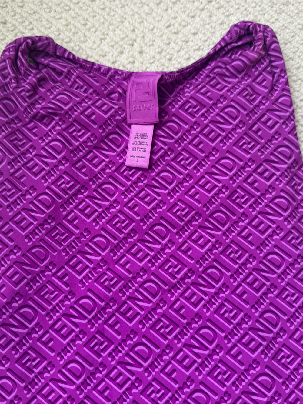 Skims x Fendi Bodysuit - Picture 3 of 5
